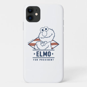 Capa Para iPhone 11 Rua Sésamo   Elmo Antigo para Presidente