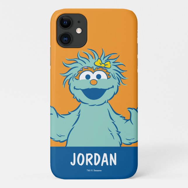 Capa Para iPhone 11 Rua Sésamo | Personalizado Rosita (Verso)