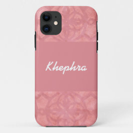 Capa Para iPhone 11 Ruddy Pink Batik Name