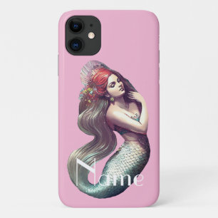 Capa Para iPhone 11 Ruiva Sereia