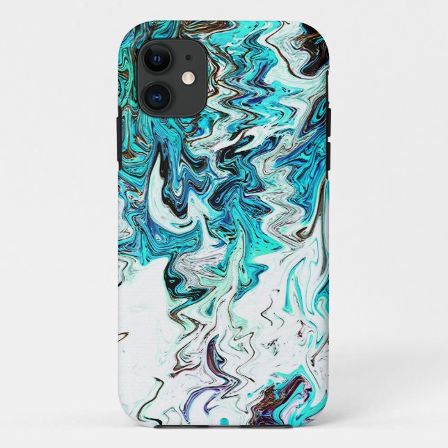 Capa Para iPhone 11 Rushing Sea...... (Verso)
