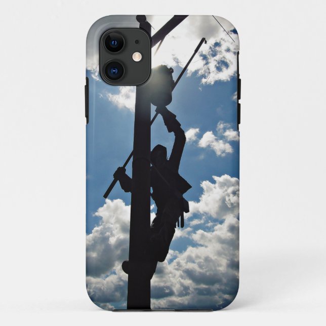 Capa Para iPhone 11 Rusty the Lineman (Verso)