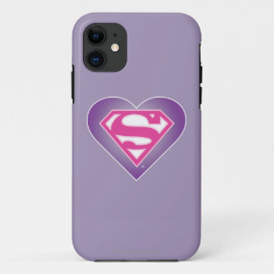 Capa Para iPhone 11 S-Shield do Coração Roxo