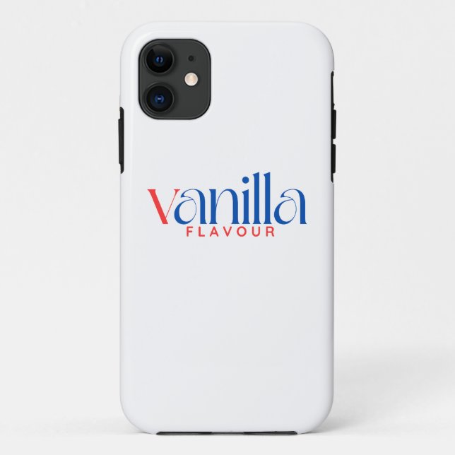 Capa Para iPhone 11 Sabor de Baunilha (Verso)