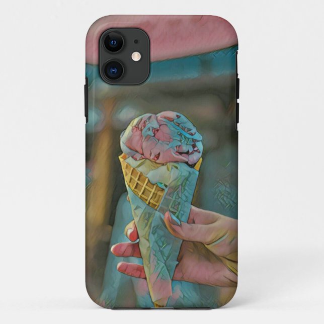 Capa Para iPhone 11 Sabor sorvete (Verso)