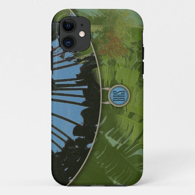 Capa Para iPhone 11 Saco Tropical da Noite (Verso)