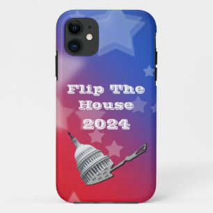 Capa Para iPhone 11 Sacudir Votação Azul 2024