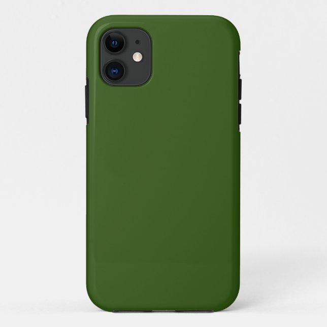 Capa Para iPhone 11 Sage Escuro, Dingley, Fumaça De Linho, (Verso)