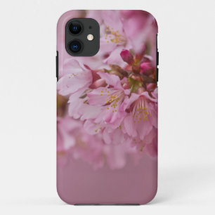 Capa Para iPhone 11 Sakura Cherry Blossoms Rosa Pálido Reflexões