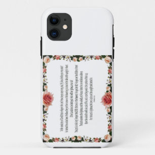 Capa Para iPhone 11 Salmo 11, eu me refugiei no Senhor