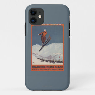 Capa Para iPhone 11 Salto de esqui - poster olímpico do Promo de PLM