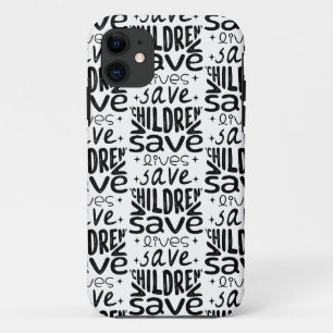 Capa Para iPhone 11 Salvar Filhos, Salvar Vidas