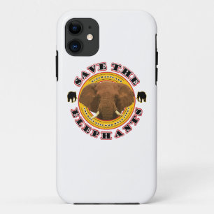 Capa Para iPhone 11 Salvar os elefantes