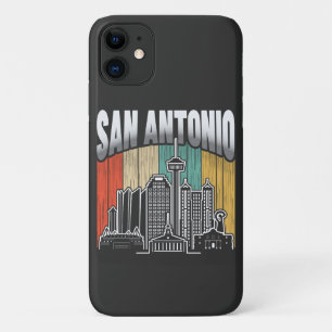 Capa Para iPhone 11 San Antonio Texas Vintage