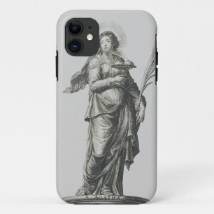 Capa Para iPhone 11 Santa Ágata da Sicília Graça Vulcânica Arte