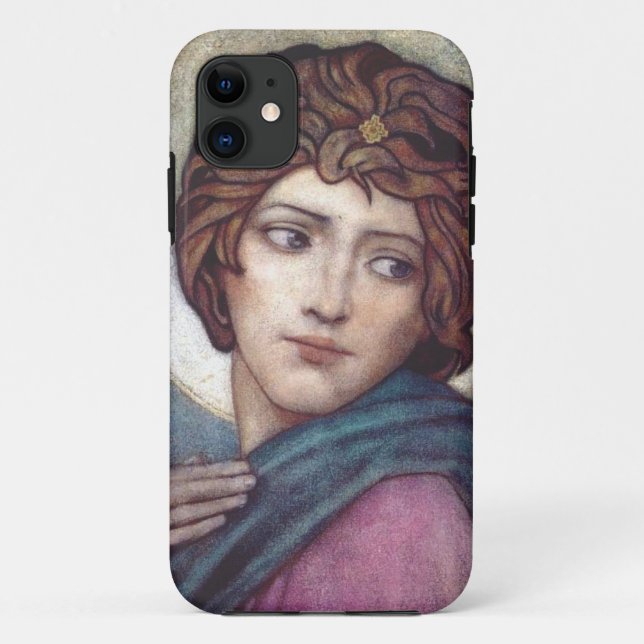 Capa Para iPhone 11 Santa Brígida de Kildare Arte Céltico Sagrado (Verso)