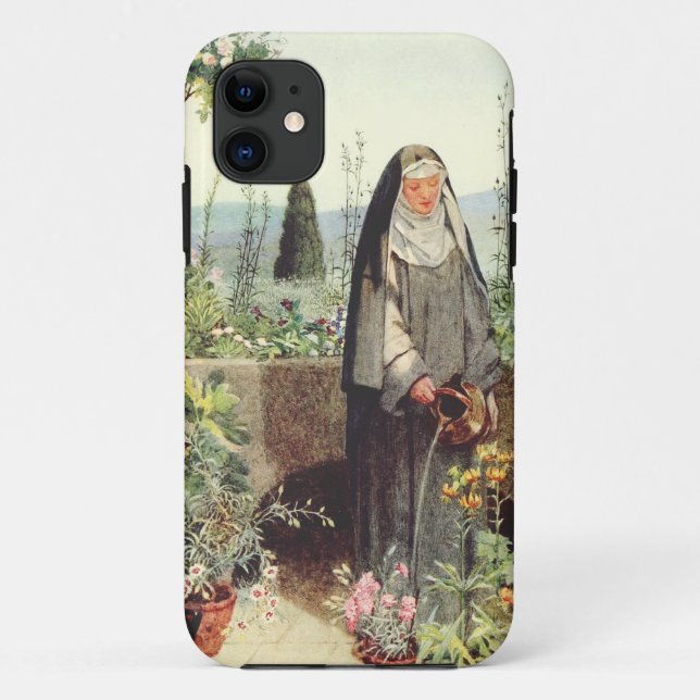 Capa Para iPhone 11 Santa Clara de Assis: Padroeira da Televisão (Verso)