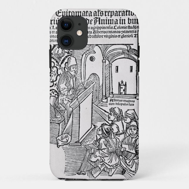 Capa Para iPhone 11 Santo Alberto Magno Doutor Universal da Arte (Verso)