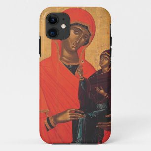 Capa Para iPhone 11 Santo Anne com a Virgem Maria