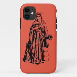 Capa Para iPhone 11 Santo Barbara Virgin e mártir