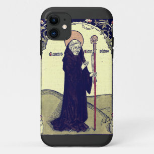 Capa Para iPhone 11 Santo Benedito de Nursia Padroeiro da Europa Catól