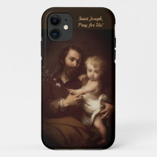 Capa Para iPhone 11 Santo Joseph com Cristo