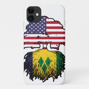 Capa Para iPhone 11 Santo Vincent Vincentian American Tree Roots
