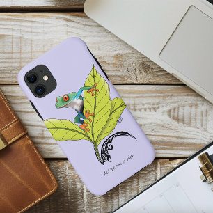 Capa Para iPhone 11 Sapo de Árvore Vermelha