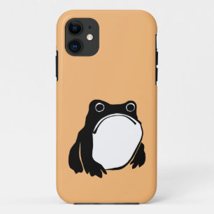 Capa Para iPhone 11 Sapo rabugento desenhando arte japonesa por Matsum
