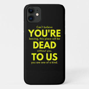 Capa Para iPhone 11 Sarcástico Adeus, você é Morto para nós, Colega de