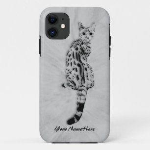 Capa Para iPhone 11 Savannah Cat Personal iPhone 5 Case