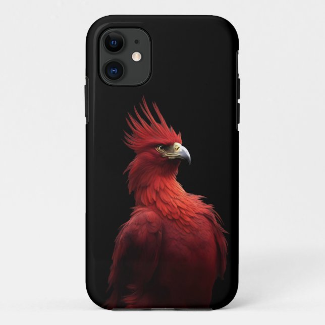 Capa Para iPhone 11 Scarlet Phoenix Senta-Se Orgulhosamente (Verso)