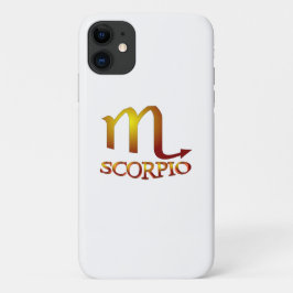 Capa Para iPhone 11 Scorpio Star Dourada