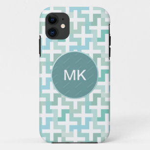 Capa Para iPhone 11 Seafoam Green Geométrico