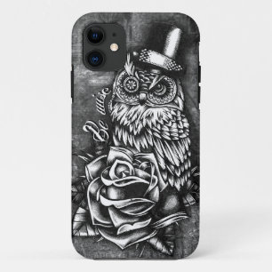 Capa Para iPhone 11 Seja arte finala sábia da coruja do estilo do