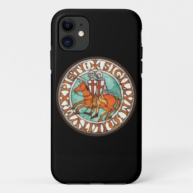 Capa Para iPhone 11 Selo dos cavaleiros Templar (Verso)