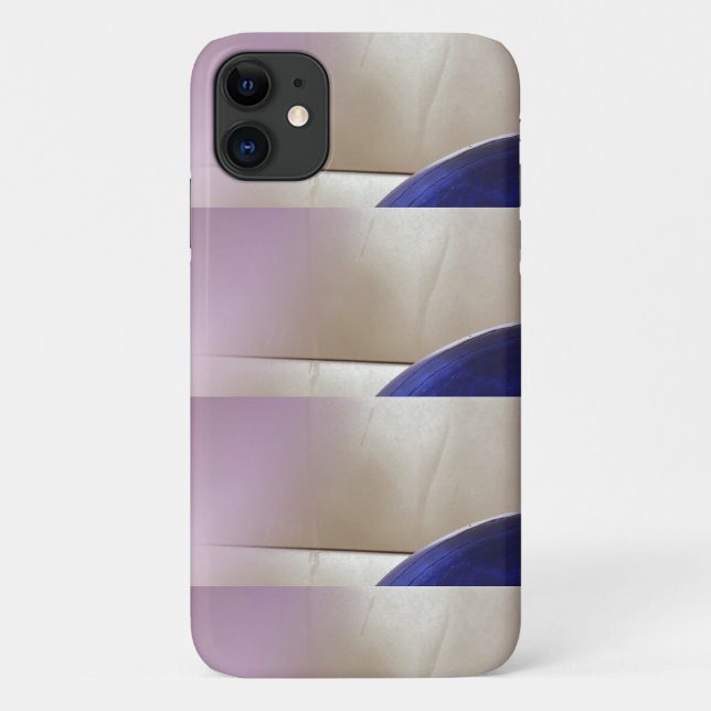 Capa Para iPhone 11 Semírculos de Abstrato retrorreflectores em Dourad (Verso)