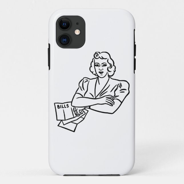 Capa Para iPhone 11 senhora da economia de contas (Verso)