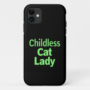 Capa Para iPhone 11 Senhora de Gato sem Filhos Divertido Voto 2024