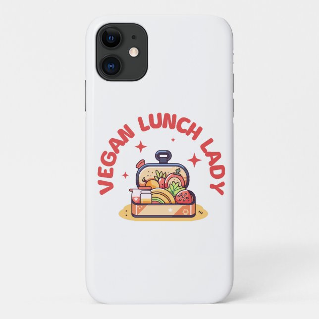 CAPA PARA iPhone 11 SENHORA DO ALMOÇO VEGANO (Verso)