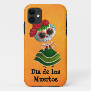 Capa Para iPhone 11 Senhorita morte de Diâmetro de Muertos Mexicano