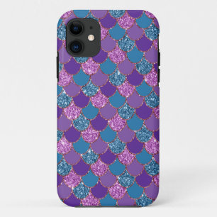 Capa Para iPhone 11 Sereia Glitter Design - Personalize seu