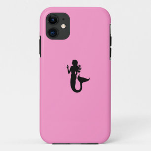 Capa Para iPhone 11 Sereia Ocean Glow_Black-on-Pink