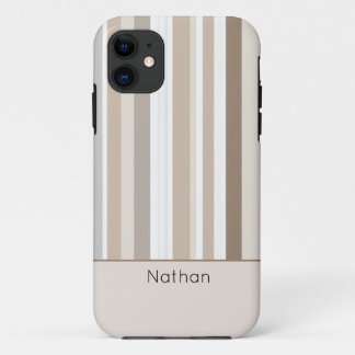 Capa Para iPhone 11 Serene Stripes Minimalista