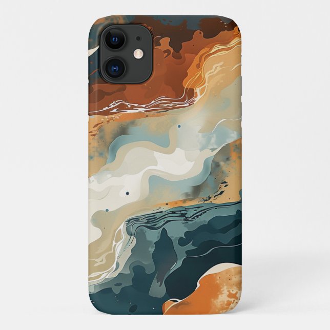 Capa Para iPhone 11 Serenity Waves (Verso)