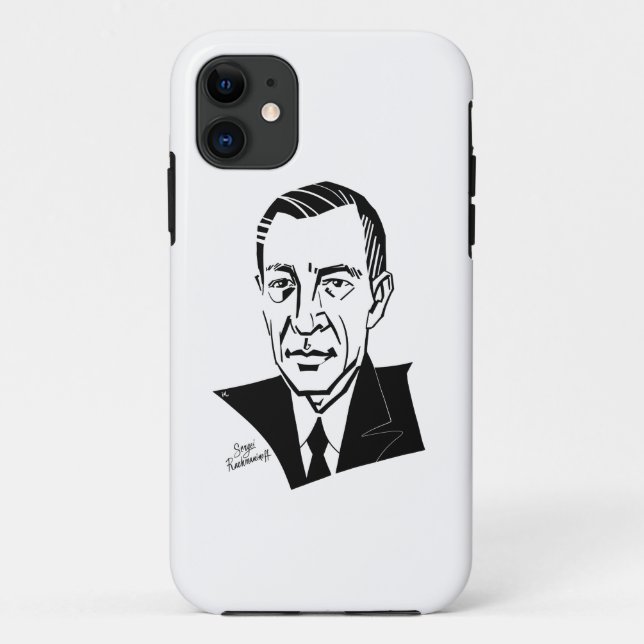 Capa Para iPhone 11 Sergei Rachmaninoff (Verso)