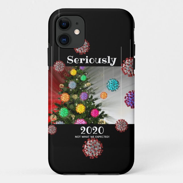 Capa Para iPhone 11 Sério 2020 moléculas de covéu (Verso)