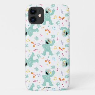 Capa Para iPhone 11 Sesame Street Rosita Padrão de Rabiscos Musicais