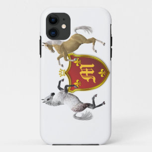 Capa Para iPhone 11 Seu próprio monograma da brasão