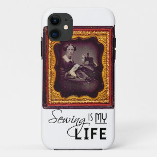 Capa Para iPhone 11 Sewing é minha vida